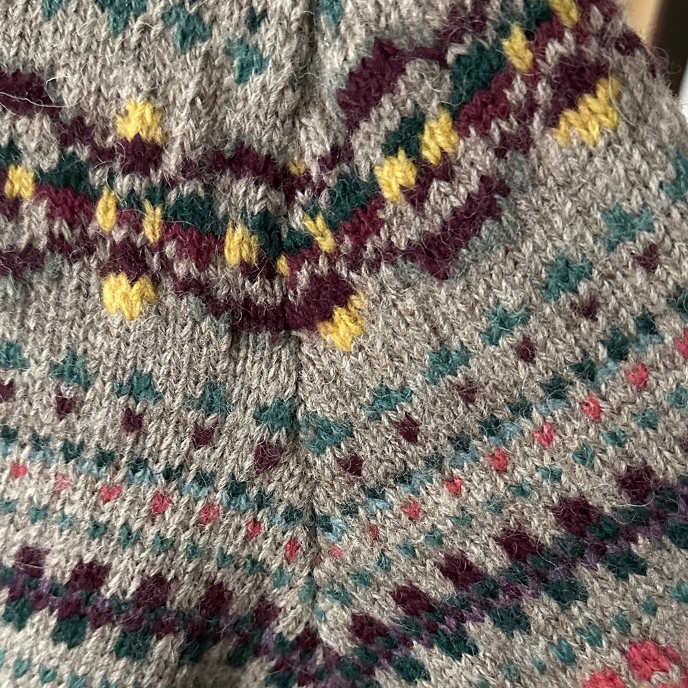 Lauren Ralph Lauren Multicolor Patterned Cardigan Vintage Hand knit - Picture 11 of 11